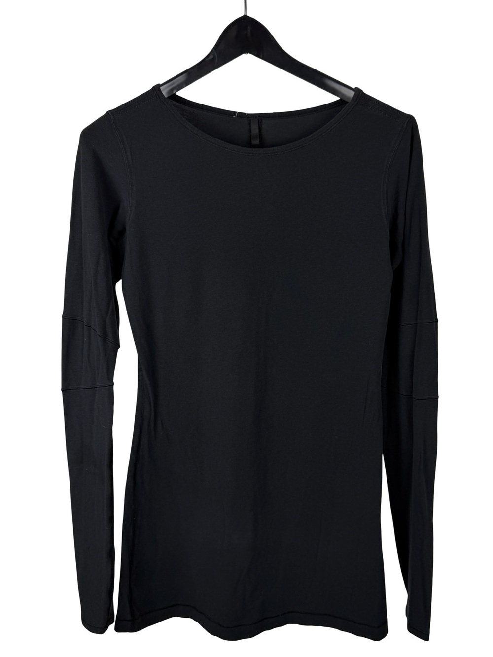 Women’s Lululemon Athletica Long Sleeve Black Gym Workout Shirt Size L